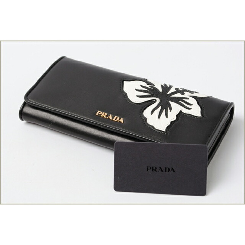 Prada Long Wallet Patchwork Nappa Black - image 5